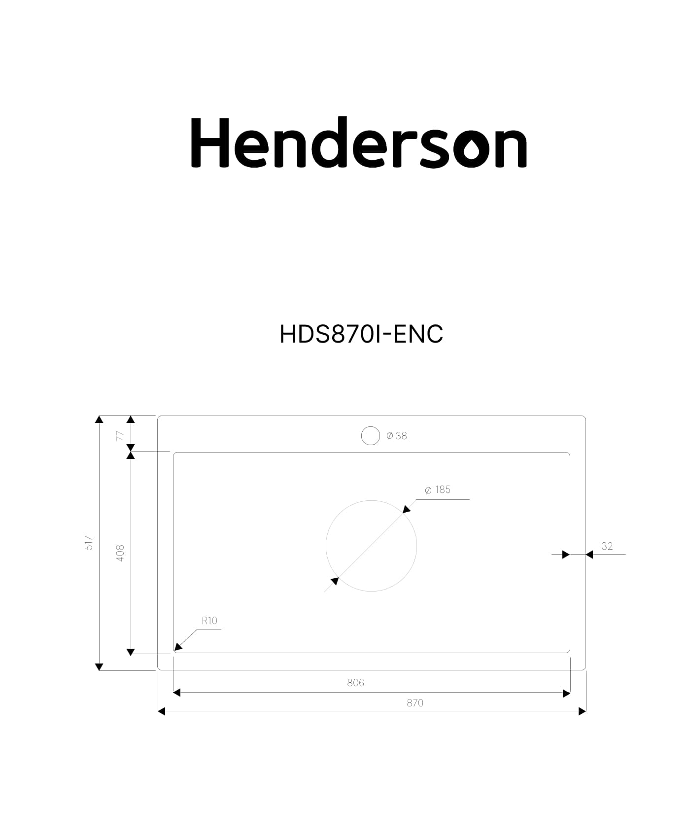 HDS870I-ENC 도면